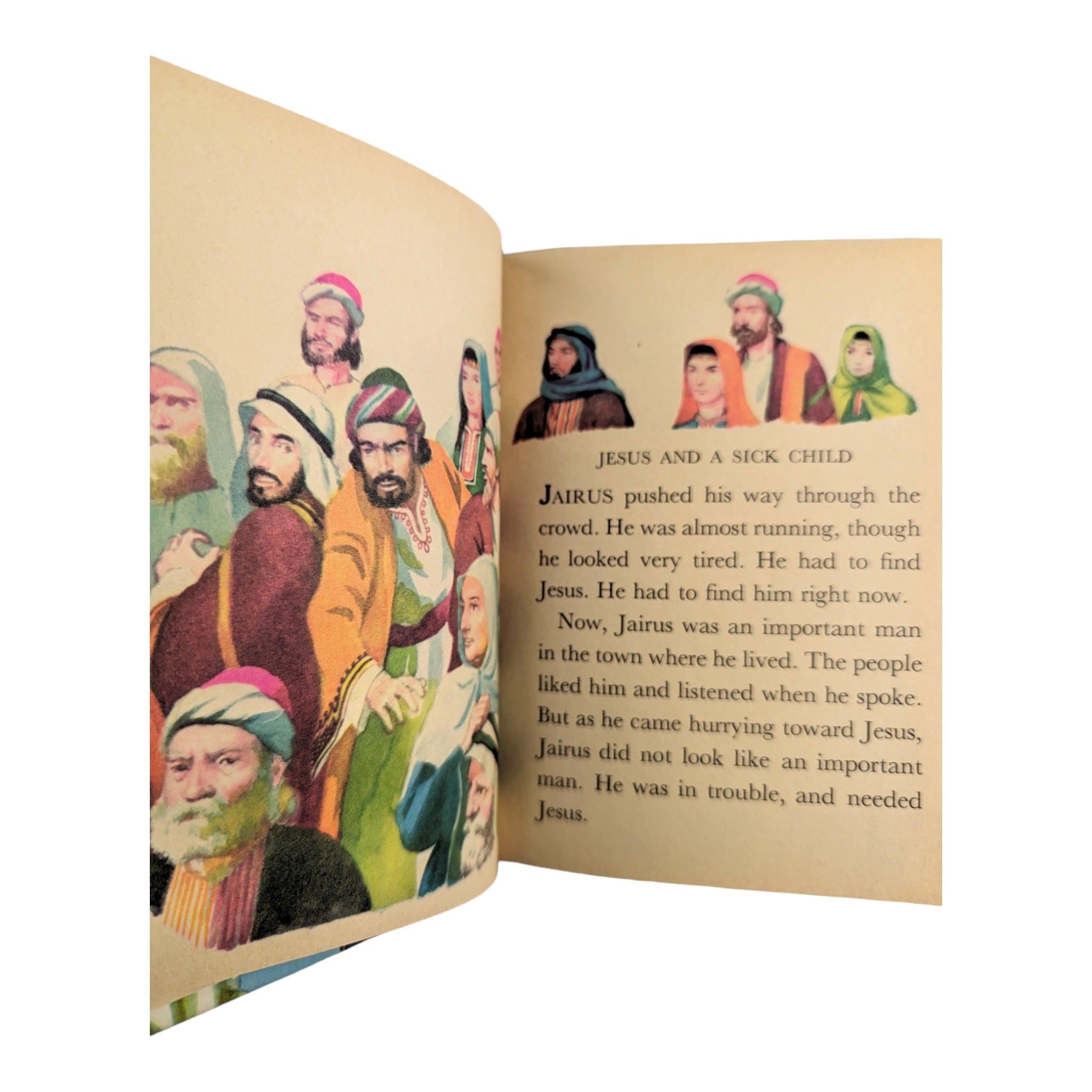 Jesus Who Helped People Mary Alice Jones 1964 Rand McNally Book 8113