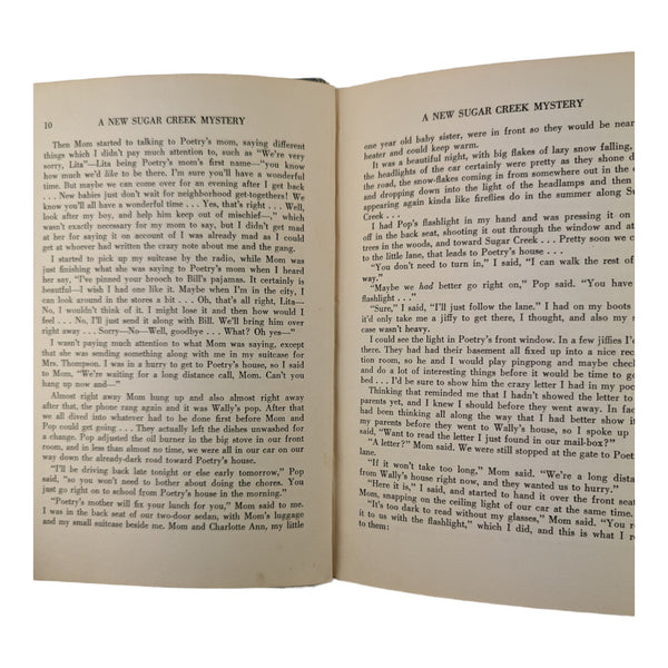 A New Sugar Creek Mystery Vintage 1946 Hardcover Book Paul Hutchens