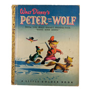Vintage 1947 Peter and the Wolf Little Golden Book F Edition Hardcover - Avid Vintage