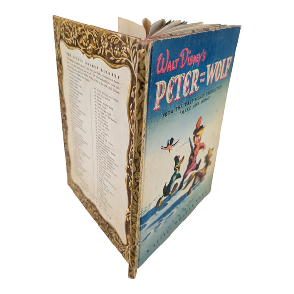 Vintage 1947 Peter and the Wolf Little Golden Book F Edition Hardcover
