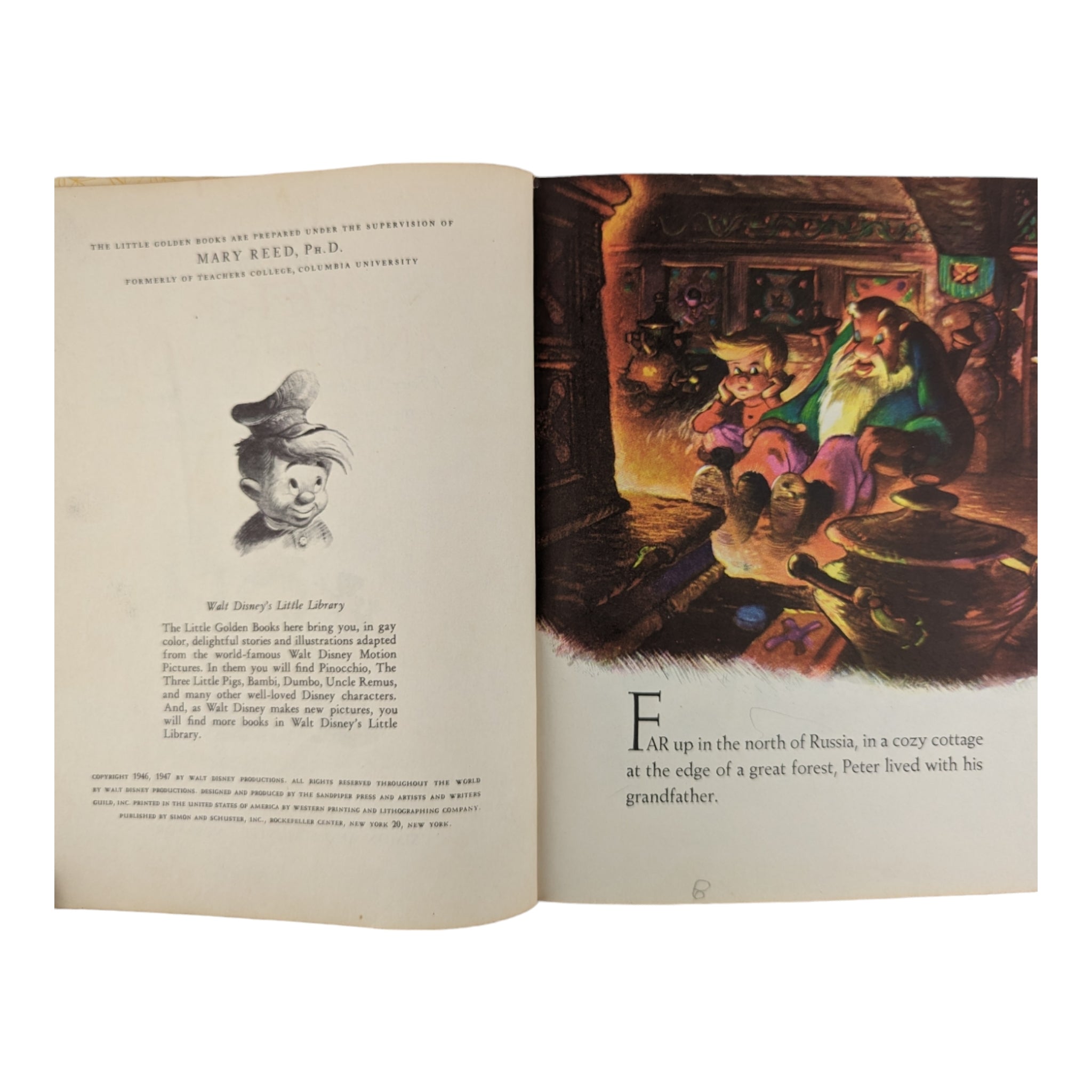 Vintage 1947 Peter and the Wolf Little Golden Book F Edition Hardcover - Avid Vintage