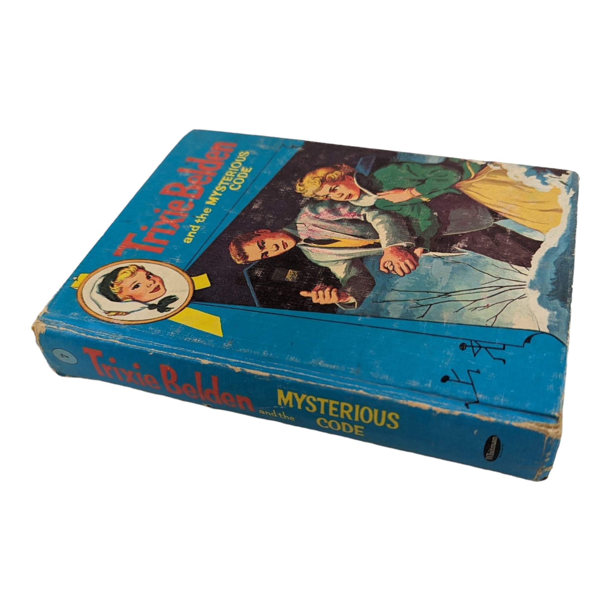 Vintage 1960s Trixie Belden Book 7 The Mysterious Code Whitman Hardcover - Avid Vintage