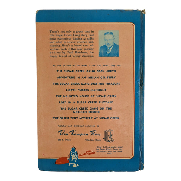 The Green Tent Mystery at Sugar Creek Vintage 1950 Hardcover Book Paul Hutchens