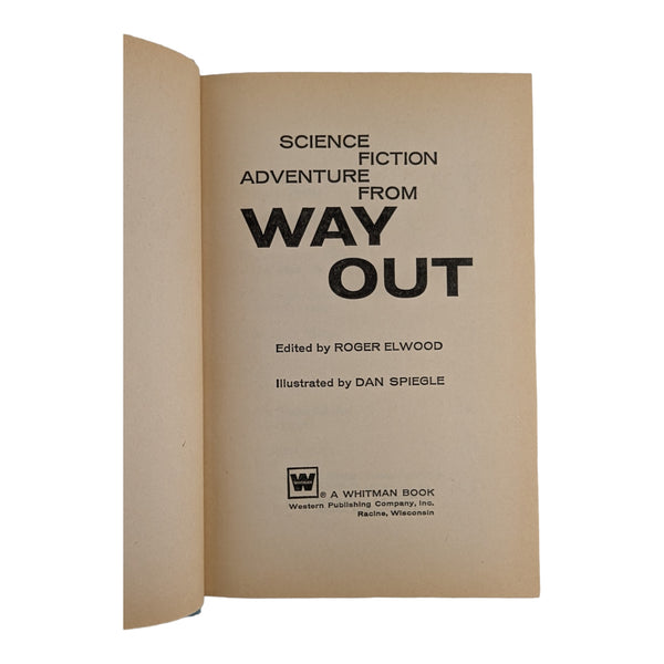 Science Fiction Adventures from Way Out Whitman 1973 Hardcover Book