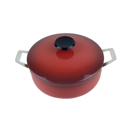 Vintage Regal Ware Dutch Oven Red Aluminum Pot Retro Cookware