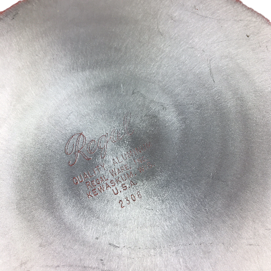 Vintage Regal Ware Dutch Oven Red Aluminum Pot Retro Cookware