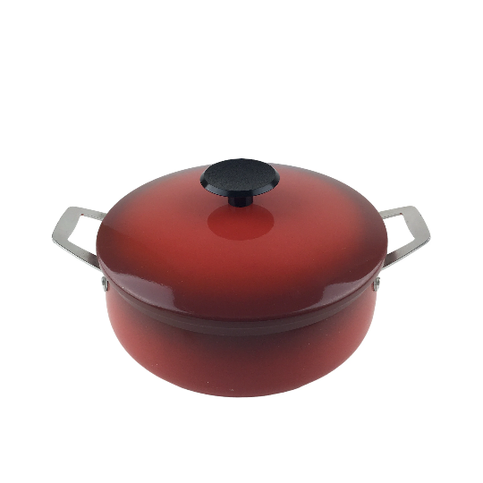 Vintage Regal Ware Dutch Oven Red Aluminum Pot Retro Cookware