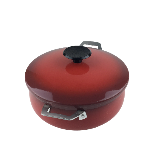 Vintage Regal Ware Dutch Oven Red Aluminum Pot Retro Cookware