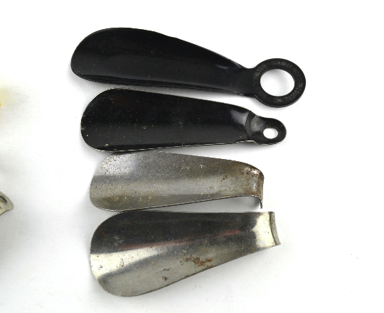 Vintage Shoe Horn Advertising and Unmarked Lot of 8