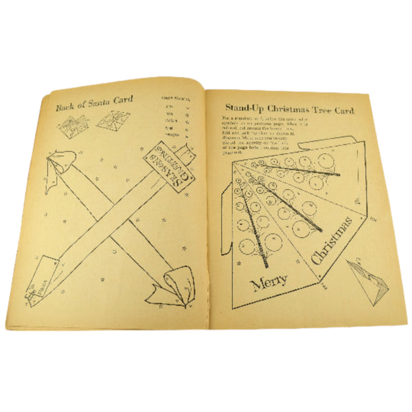 Vintage Whitman Childrens Christmas Activity Books 1960s Lot of 2