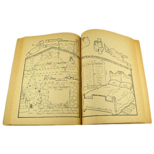 Vintage Whitman Childrens Christmas Activity Books 1960s Lot of 2