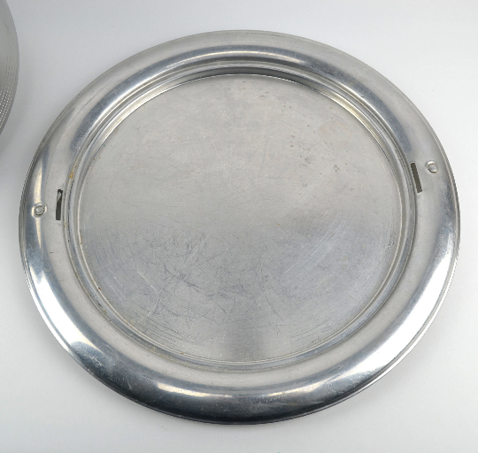 Vintage West Bend Locking Aluminum Round Cake Keeper Carrier with Lid