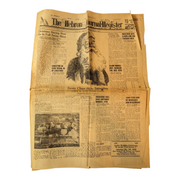 Vintage Hebron Nebraska Newspaper December 6, 1950 Santa Claus