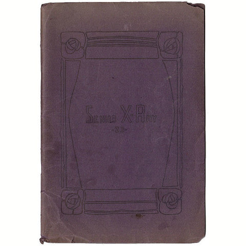 1923 Fairbury Nebraska High School Yearbook Senior X Ray - Avid Vintage