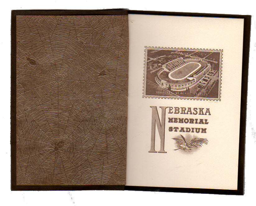 Vintage 1924 University of Nebraska Graduation Commencement Program Leather Booklet - Avid Vintage