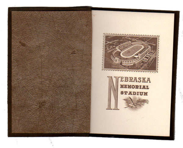 Vintage 1924 University of Nebraska Graduation Commencement Program Leather Booklet - Avid Vintage