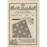 Vintage Work Basket Magazine January 1945 Volume 10 No 4 - Avid Vintage