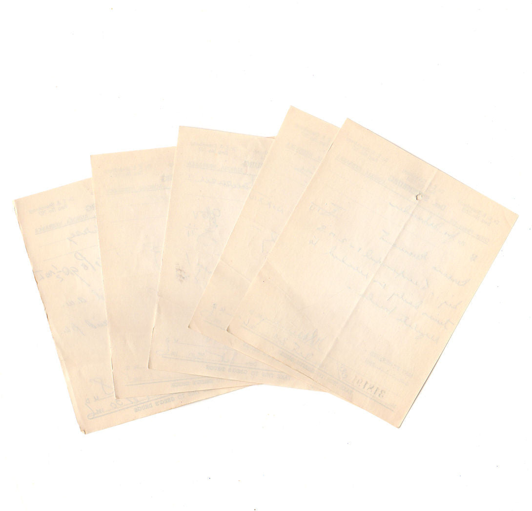 Vintage Handwritten Pharmacy Prescriptions 1950s Lot of 10 Doctor Scripts Drug Store Ephemera - Avid Vintage