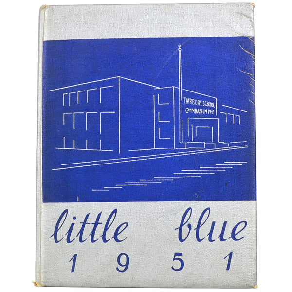 Vintage 1951 Fairbury Nebraska Junior College Yearbook The Little Blue - Avid Vintage
