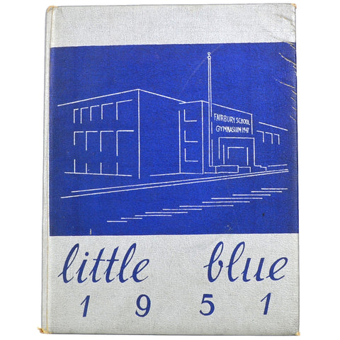 Vintage 1951 Fairbury Nebraska Junior College Yearbook The Little Blue - Avid Vintage