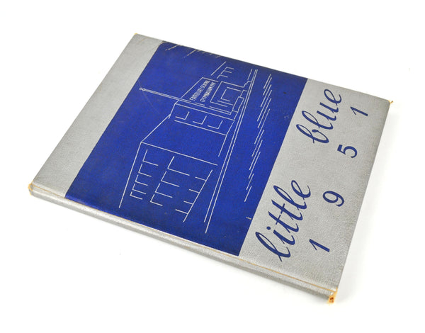 Vintage 1951 Fairbury Nebraska Junior College Yearbook The Little Blue - Avid Vintage