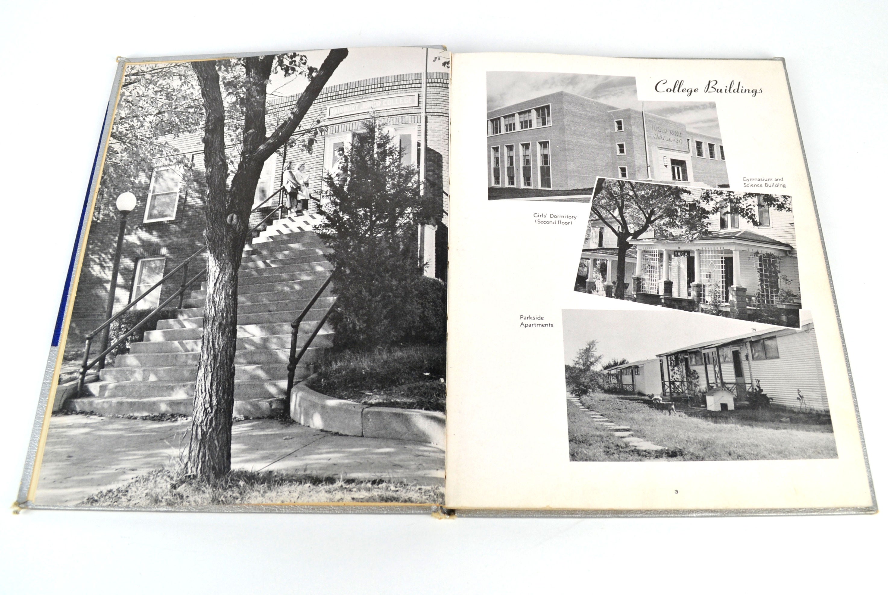Vintage 1951 Fairbury Nebraska Junior College Yearbook The Little Blue - Avid Vintage