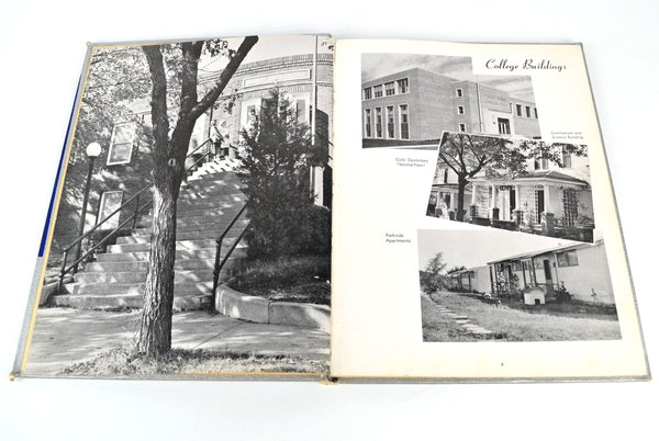 Vintage 1951 Fairbury Nebraska Junior College Yearbook The Little Blue - Avid Vintage