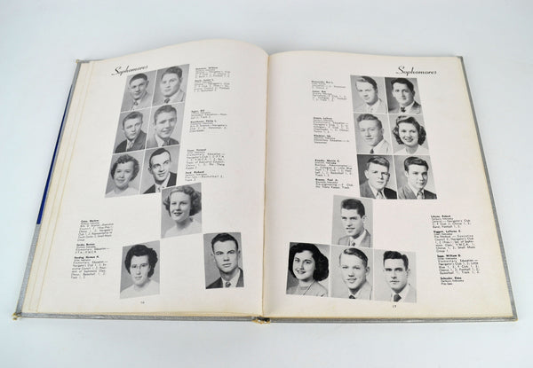 Vintage 1951 Fairbury Nebraska Junior College Yearbook The Little Blue - Avid Vintage