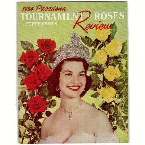 Vintage 1954 Pasadena California Tournament of Roses Parade Football Program - Avid Vintage