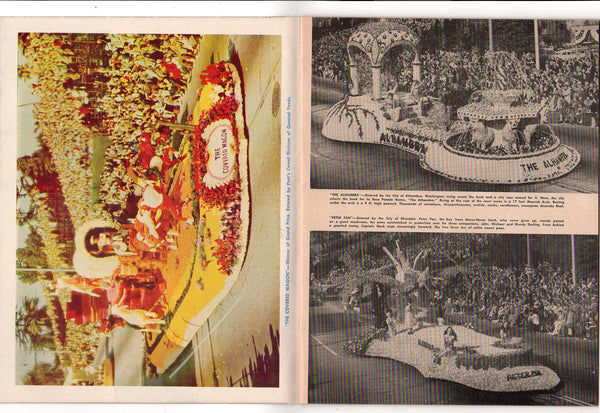 Vintage 1954 Pasadena California Tournament of Roses Parade Football Program - Avid Vintage