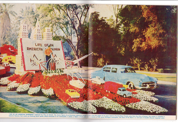 Vintage 1954 Pasadena California Tournament of Roses Parade Football Program - Avid Vintage