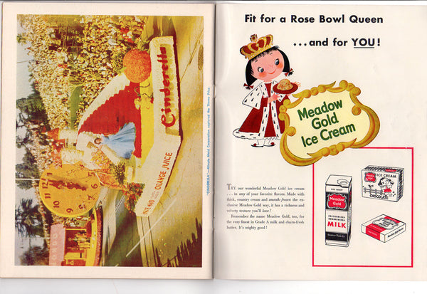 Vintage 1954 Pasadena California Tournament of Roses Parade Football Program - Avid Vintage