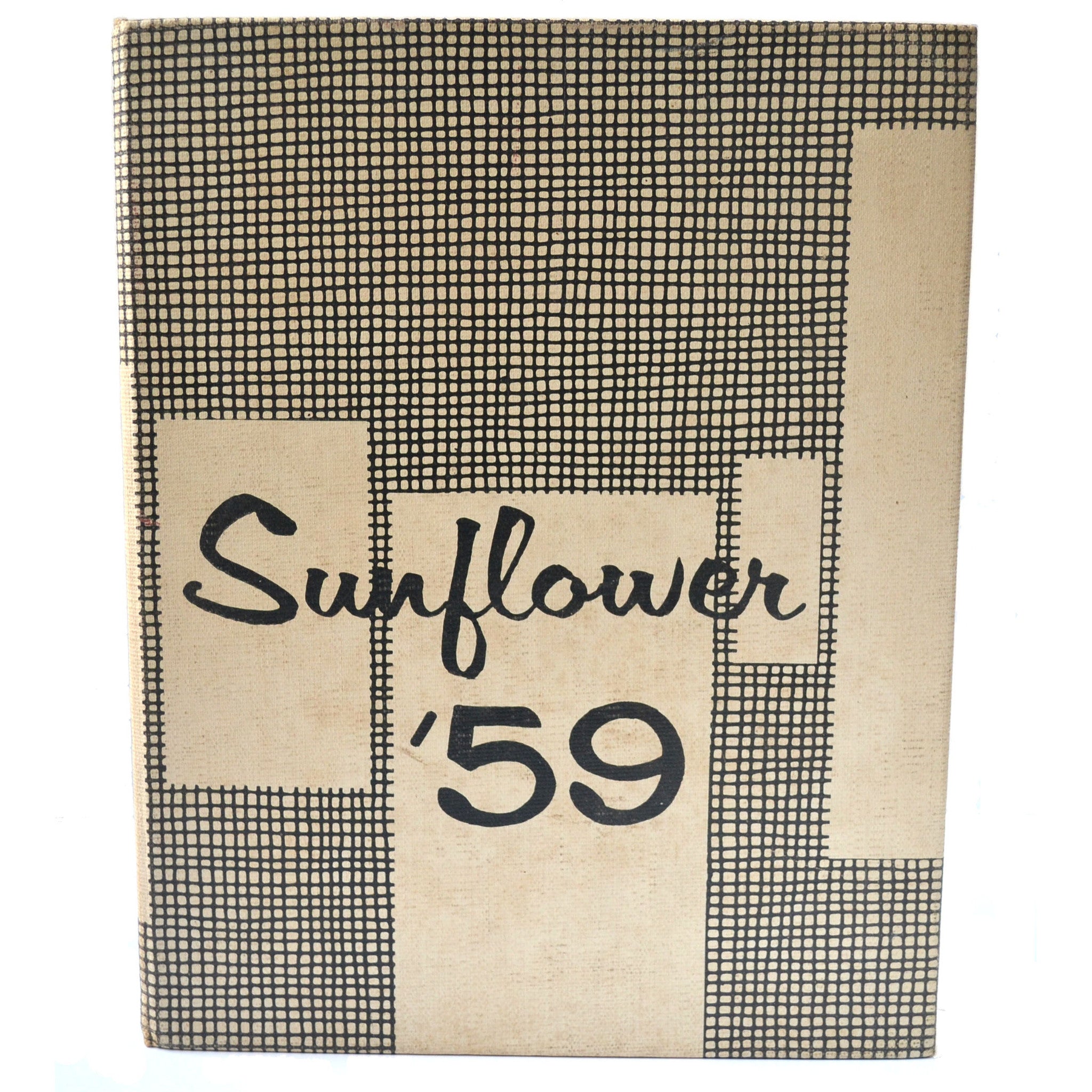 Vintage 1959 Emporia Kansas Sunflower Yearbook State Teachers College - Avid Vintage