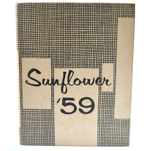 Vintage 1959 Emporia Kansas Sunflower Yearbook State Teachers College - Avid Vintage