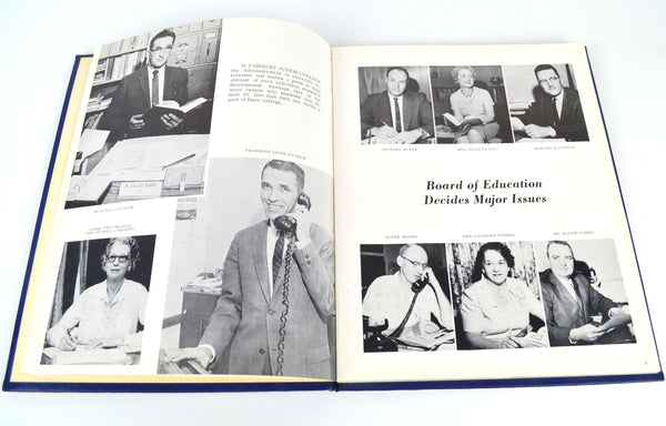 Vintage 1961 Fairbury Nebraska College Yearbook The Little Blue Photos History - Avid Vintage