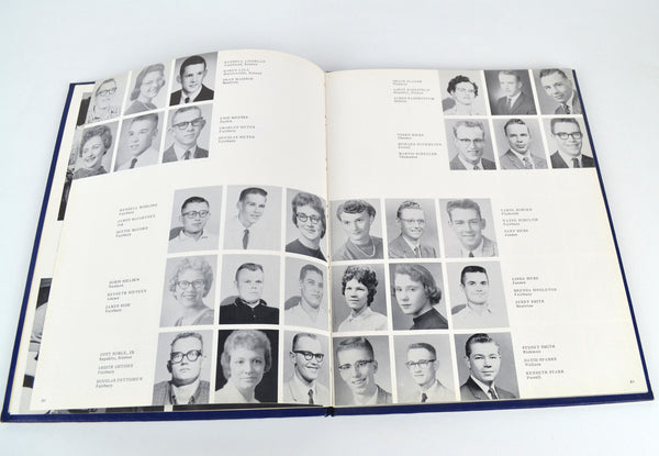 Vintage 1961 Fairbury Nebraska College Yearbook The Little Blue Photos History - Avid Vintage