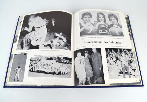 Vintage 1961 Fairbury Nebraska College Yearbook The Little Blue Photos History - Avid Vintage