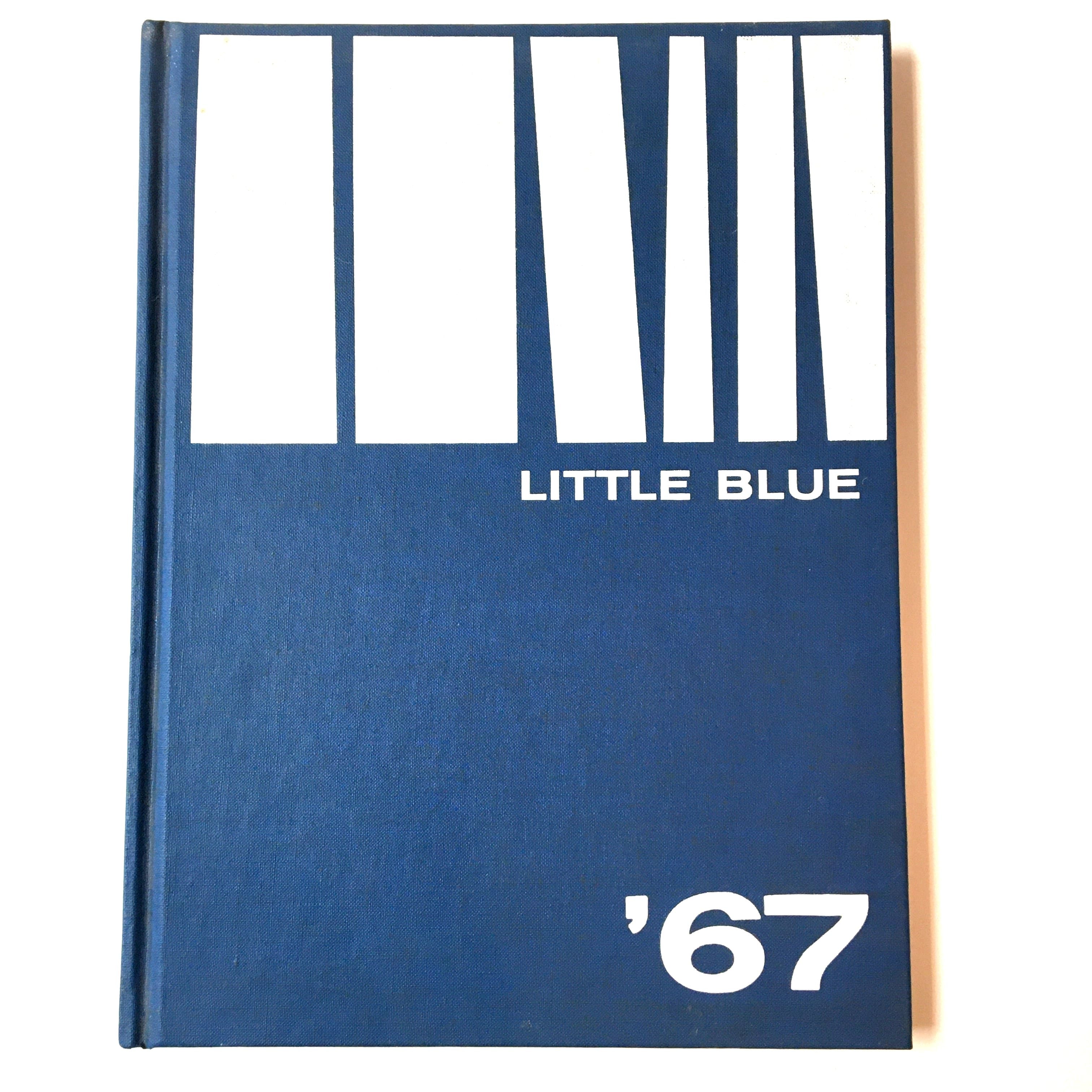 Vintage 1967 Fairbury Nebraska College Yearbook The Little Blue Photos History - Avid Vintage
