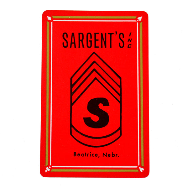 1970s Sargent's IH Dealer Advertising Playing Cards Deck Beatrice NE - Avid Vintage