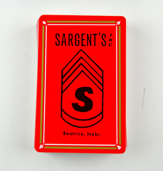 1970s Sargent's IH Dealer Advertising Playing Cards Deck Beatrice NE - Avid Vintage