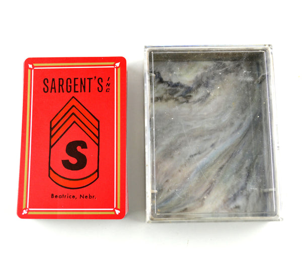 1970s Sargent's IH Dealer Advertising Playing Cards Deck Beatrice NE - Avid Vintage