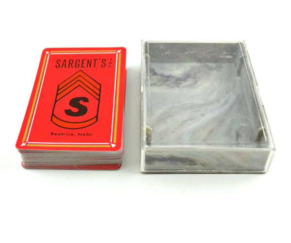 1970s Sargent's IH Dealer Advertising Playing Cards Deck Beatrice NE - Avid Vintage