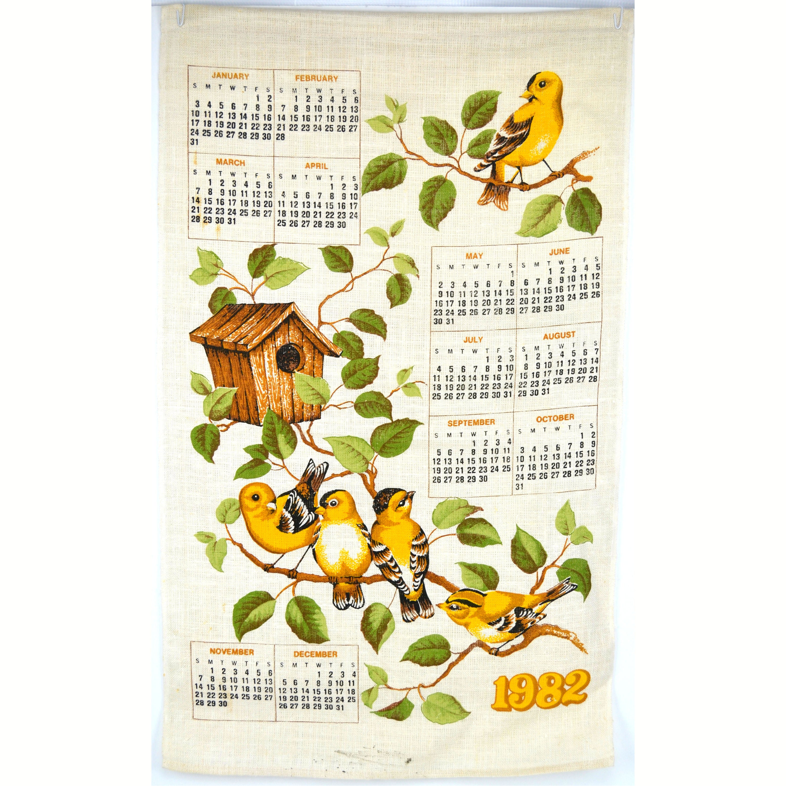 Embroidered Hand Towel – Goldfinch