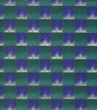 Christmas Wrapping Paper Blue Green Boxes Vintage 1960s Gift Wrap - Avid Vintage