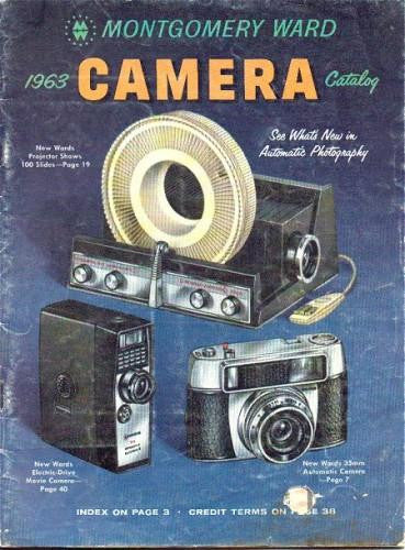 Vintage 1963 Montgomery Ward Camera Catalog Nikon Kodak Fotron - Avid Vintage