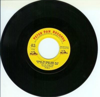 Vintage Childrens Record Sing and Play Songs 1960s Peter Pan 45 - Avid Vintage