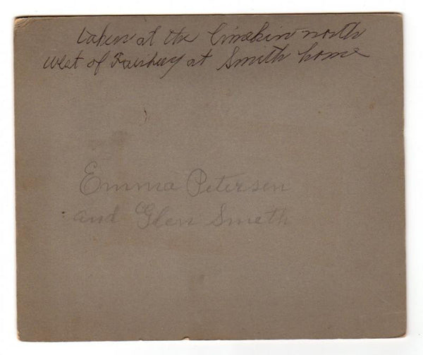 Antique Photo Young Couple in Horse Drawn Buggy Fairbury Nebraska Smith Limekiln - Avid Vintage