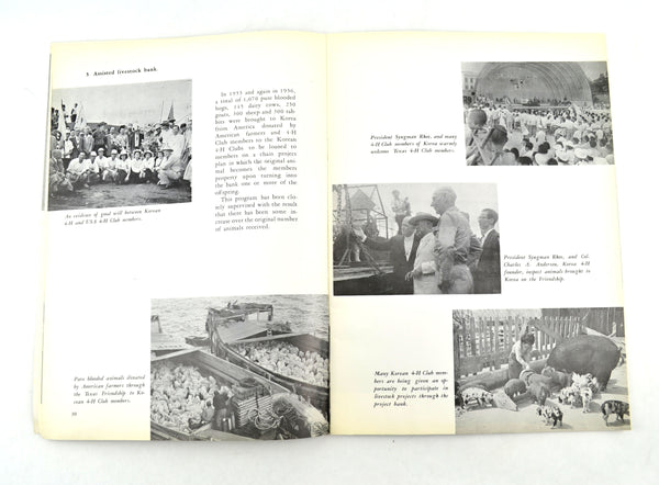 Report on 4-H Club Activities in the Republic of Korea July 1959 Book - Avid Vintage