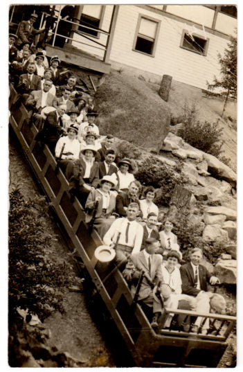 Antique Real Photo Postcard MANITOU PARK COLORADO Railway Ride RPPC - Avid Vintage
