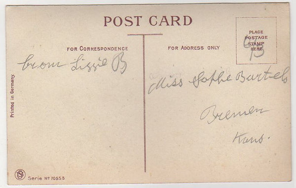 Antique Religious Christmas Postcard Mary Baby Jesus Samson Brothers Children - Avid Vintage